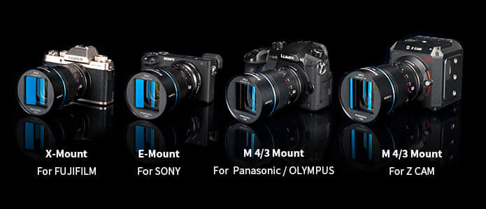 Sirui 50mm f/1.8 1.33x Anamorphic lens for Sony E Mount (APS-C) Anamorphic Lens | Sirui Australia | 2