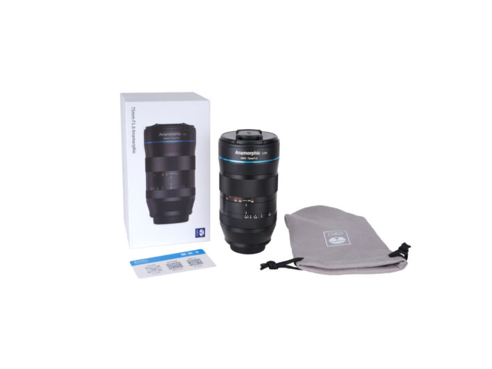 Sirui 75mm f/1.8 1.33x Anamorphic lens for Sony E Mount (APS-C) Anamorphic Lens | Sirui Australia | 12