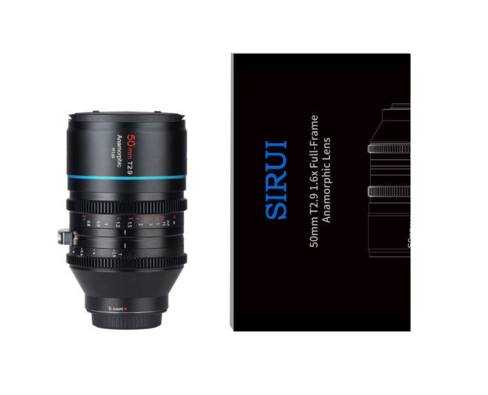 Sirui 50mm T2.9 1.6x Anamorphic lens for Sony E Mount (Full Frame) – EX DEMO EX DEMO | Sirui Australia | 3