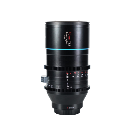 Sirui 75mm T2.9 1.6x Anamorphic lens for Nikon Z Mount Anamorphic Lens | Sirui Australia |