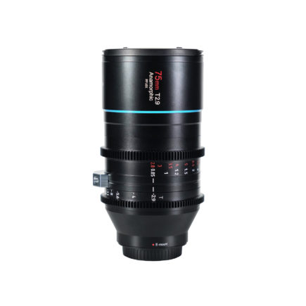 Sirui 75mm T2.9 1.6x Anamorphic lens for L mount (Leica/ Panasonic/Sigma) Anamorphic Lens | Sirui Australia |