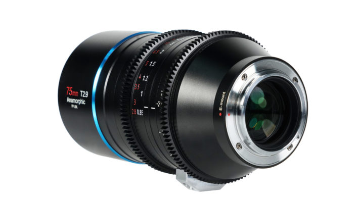 Sirui 75mm T2.9 1.6x Anamorphic lens for Sony E Mount (Full Frame) – EX DEMO EX DEMO | Sirui Australia | 4