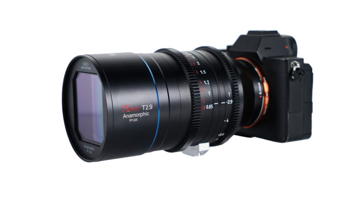 Sirui 75mm T2.9 1.6x Anamorphic lens for Sony E Mount (Full Frame) Anamorphic Lens | Sirui Australia | 7