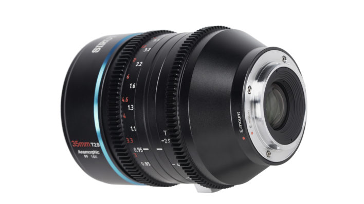 Sirui T2.9 1.6x Anamorphic Lens Kit for Sony E (Full Frame) + 1.25x Anamorphic Adapter Anamorphic Lens | Sirui Australia | 3