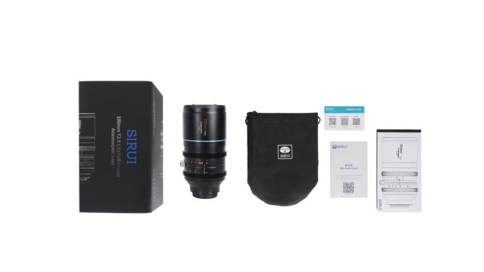 Sirui 100mm T2.9 1.6x Anamorphic lens for Sony E Mount – EX DEMO EX DEMO | Sirui Australia | 10