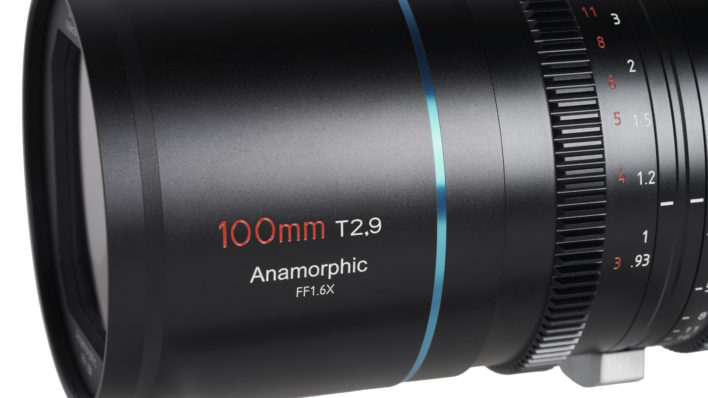 Sirui 100mm T2.9 1.6x Anamorphic lens for Sony E Mount – EX DEMO EX DEMO | Sirui Australia | 4