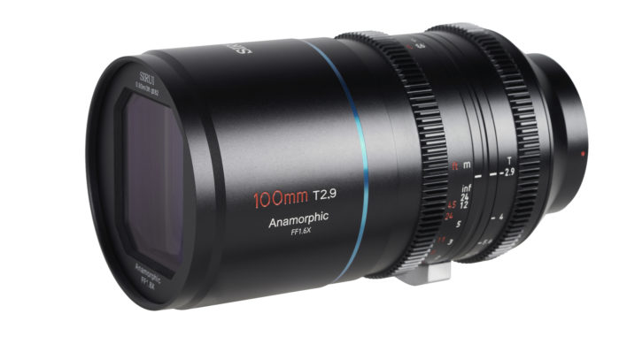 Sirui 100mm T2.9 1.6x Anamorphic lens for Sony E Mount – EX DEMO EX DEMO | Sirui Australia | 3