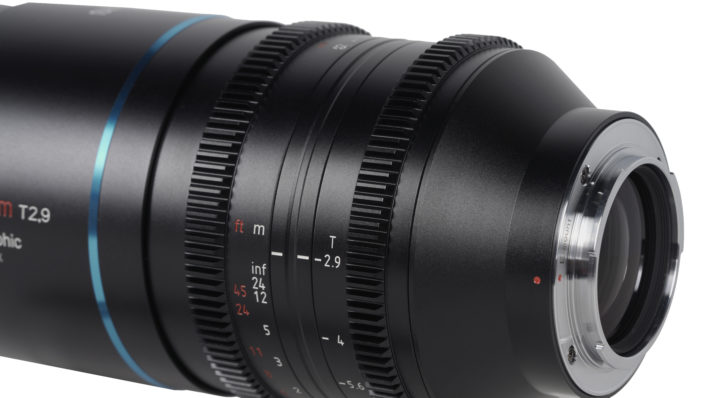 Sirui 100mm T2.9 1.6x Anamorphic lens for Sony E Mount – EX DEMO EX DEMO | Sirui Australia | 6