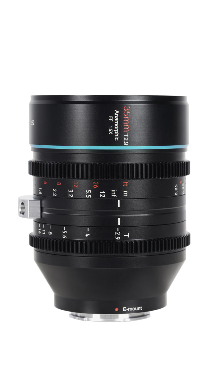 Sirui T2.9 1.6x Anamorphic Lens Kit for Sony E (Full Frame) + 1.25x Anamorphic Adapter Anamorphic Lens | Sirui Australia | 8