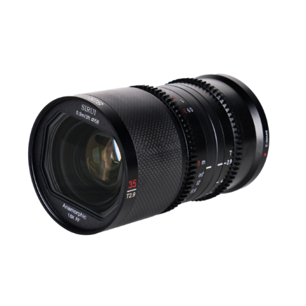 Sirui 35mm T2.9 1.6x Carbon Fiber Anamorphic lens for Fuji X Mount (Blue Flare) Anamorphic Lens | Sirui Australia |