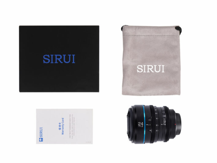 Sirui Nightwalker 24mm T1.2 S35 Cine Lens for M4/3 Mount – Gun Metal Gray APSC/S35/MFT | Sirui Australia | 10