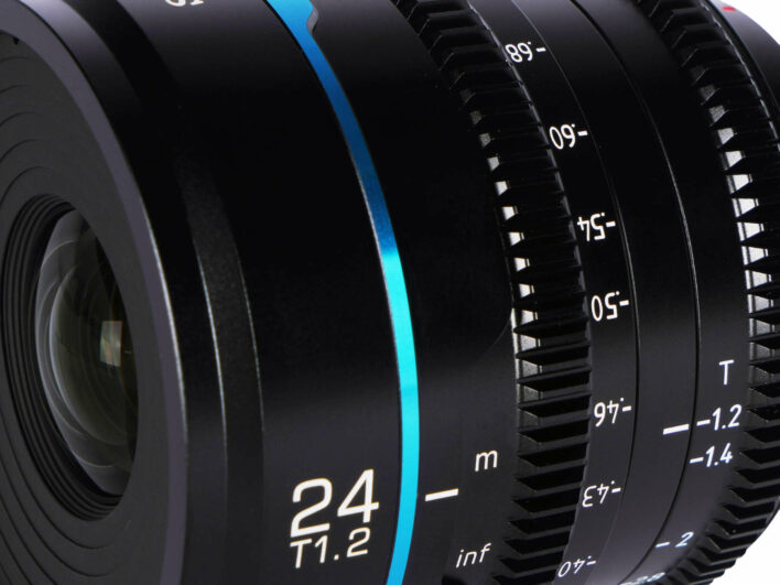 Sirui Nightwalker 24mm T1.2 S35 Cine Lens for M4/3 Mount – Gun Metal Gray APSC/S35/MFT | Sirui Australia | 9