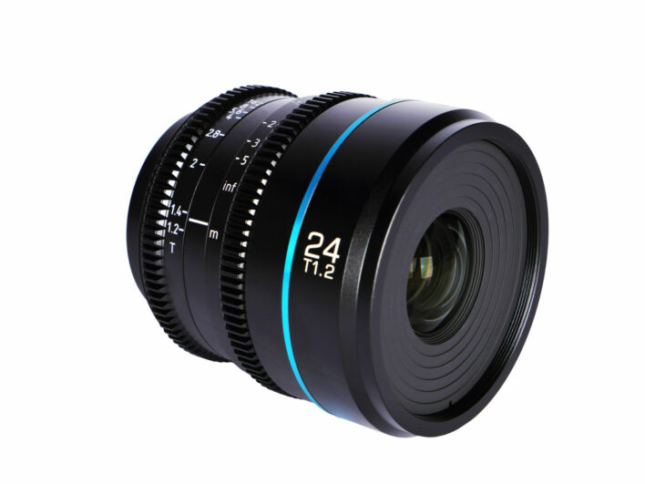 Sirui Nightwalker 24mm T1.2 S35 Cine Lens for Sony E Mount – Gun Metal Gray APSC/S35/MFT | Sirui Australia | 2