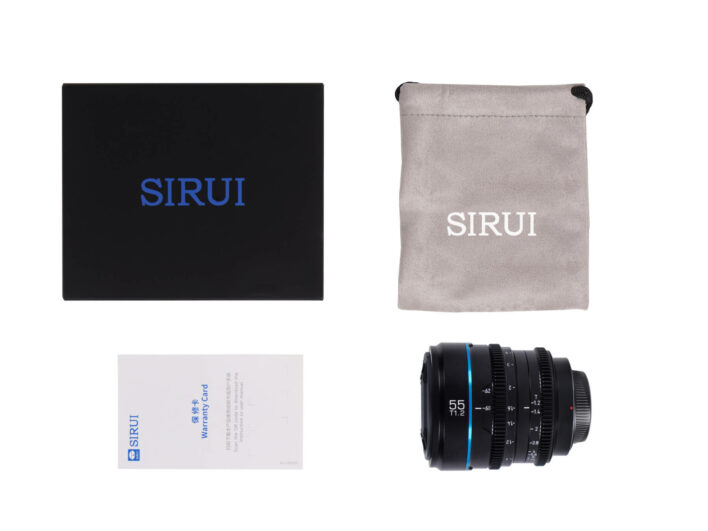 Sirui Nightwalker 55mm T1.2 S35 Cine Lens for Fuji X Mount – Gun Metal Gray APSC/S35/MFT | Sirui Australia | 12
