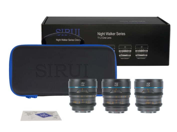Sirui Nightwalker T1.2 S35 Cine Lens Set for Sony E Mount – Gun Metal Gray APSC/S35/MFT | Sirui Australia | 5