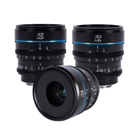 Sirui Nightwalker T1.2 S35 Cine Lens Set for Canon RF Mount – Black APSC/S35/MFT | Sirui Australia |