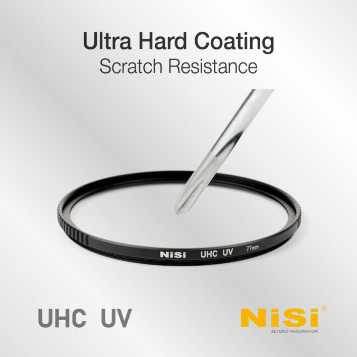 NiSi 58mm UHC UV Protection Filter with 18 Multi-Layer Coatings UHD | Ultra Hard Coating | Nano Coating | Scratch Resistant Ultra-Slim UV Filter | Sirui Australia | 6
