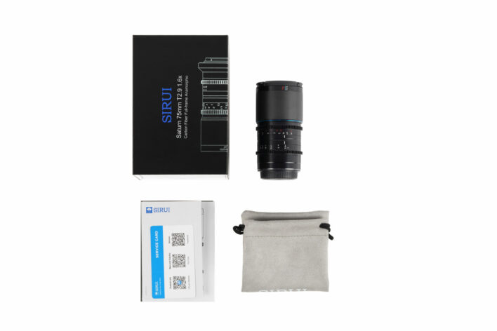 Sirui 75mm T2.9 1.6x Carbon Fiber Anamorphic lens for Fujifilm X Mount (Blue Flare) Anamorphic Lens | Sirui Australia | 7