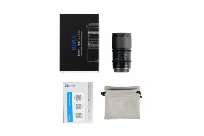 Sirui 50mm T2.9 1.6x Carbon Fiber Anamorphic lens for Fujifilm X Mount (Blue Flare) Anamorphic Lens | Sirui Australia | 6