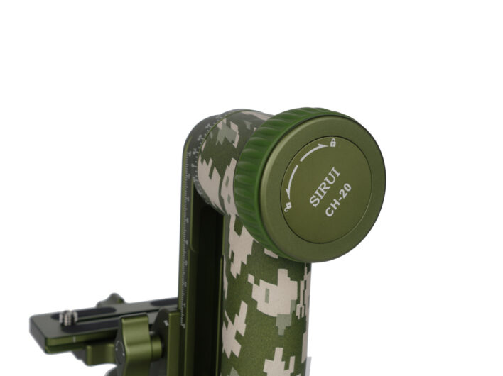 Sirui CT-3204 +CH-20 Camouflage Carbon Fiber Professional Tripod and Gimbal Professional Tripods | RX-Series | CT-Series | Sirui Australia | 19