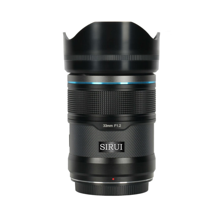 SIRUI Sniper 33mm f1.2 APSC Auto-Focus Lens for Fujifilm X mount – Black/Carbon Sniper Autofocus Lenses | Sirui Australia |