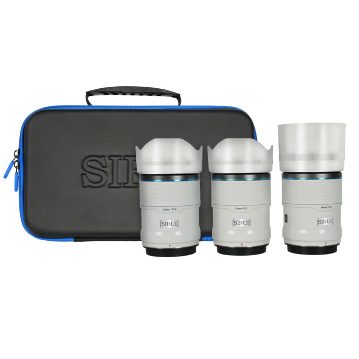 SIRUI Sniper f1.2 APSC Auto-Focus Lens Set for Fujifilm X mount – White Sniper Autofocus Lenses | Sirui Australia |