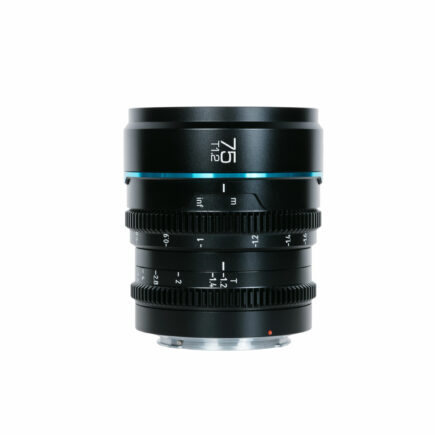 Sirui Nightwalker 75mm T1.2 S35 Cine Lens for Fuji X Mount – Black APSC/S35/MFT | Sirui Australia | 2